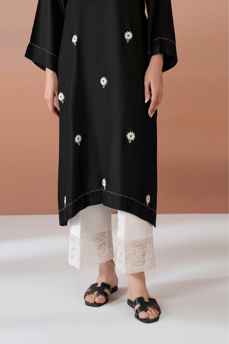 Raw Silk Culottes