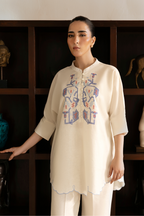 White Linen Co-Ord Set