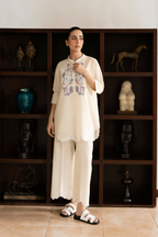 White Linen Co-Ord Set