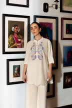 White Linen Co-Ord Set