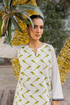 OFF-WHITE EMBROIDERED LAWN SET