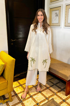 OFF-WHITE EMBROIDERED LAWN SET