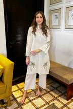 OFF-WHITE EMBROIDERED LAWN SET