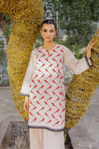 OFF-WHITE EMBROIDERED LAWN SET