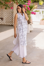 WHITE EMBROIDERED LAWN SET